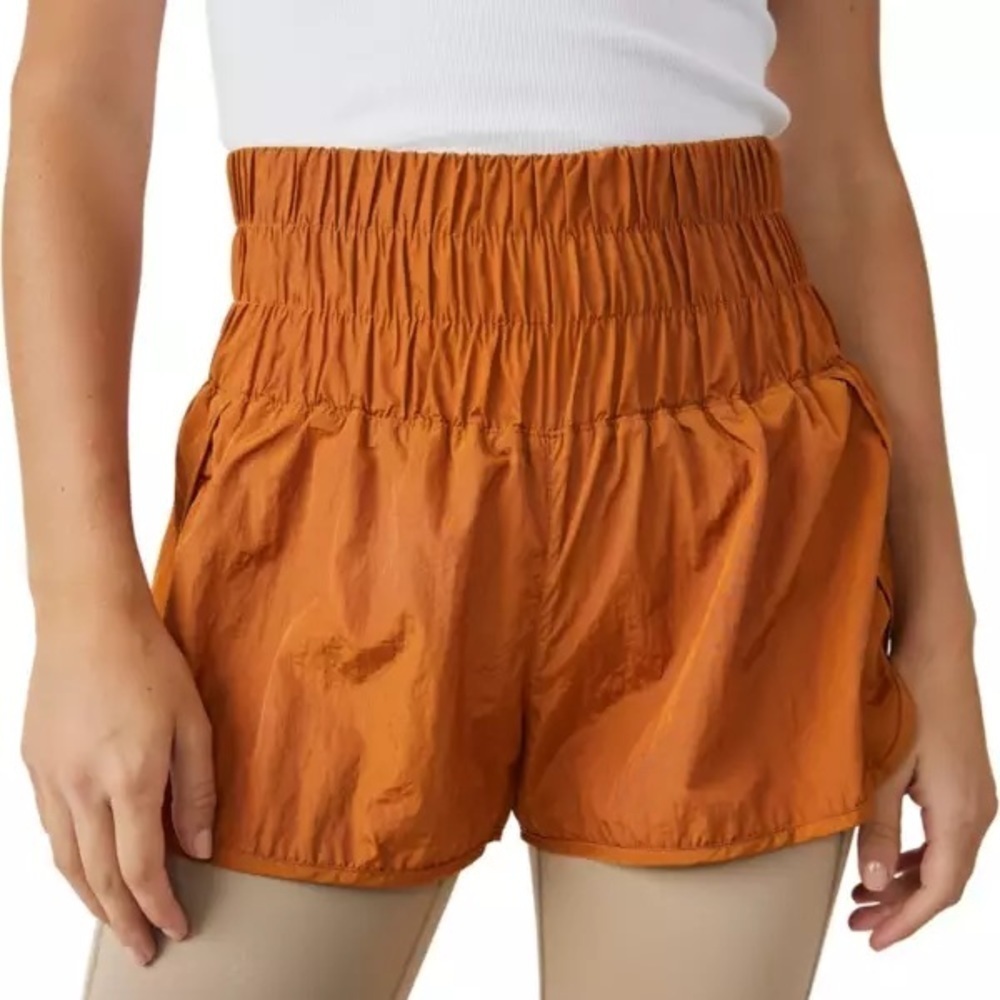 NWT! FP Movement Russet Orange The Way Home Shorts - Large 🪜
